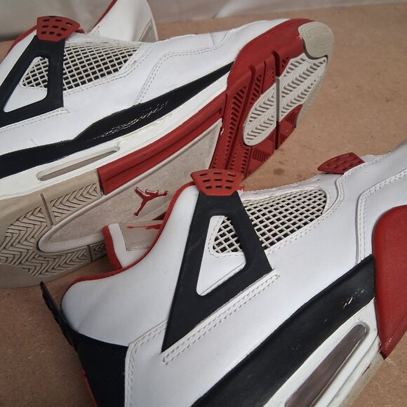 Air Jordan 4 Retro “Fire Red” (2012) White/Black-Red – Men’s Size 12.5 - Picture 6 of 6
